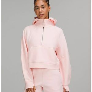 NWT scuba oversized half-zip hoodie